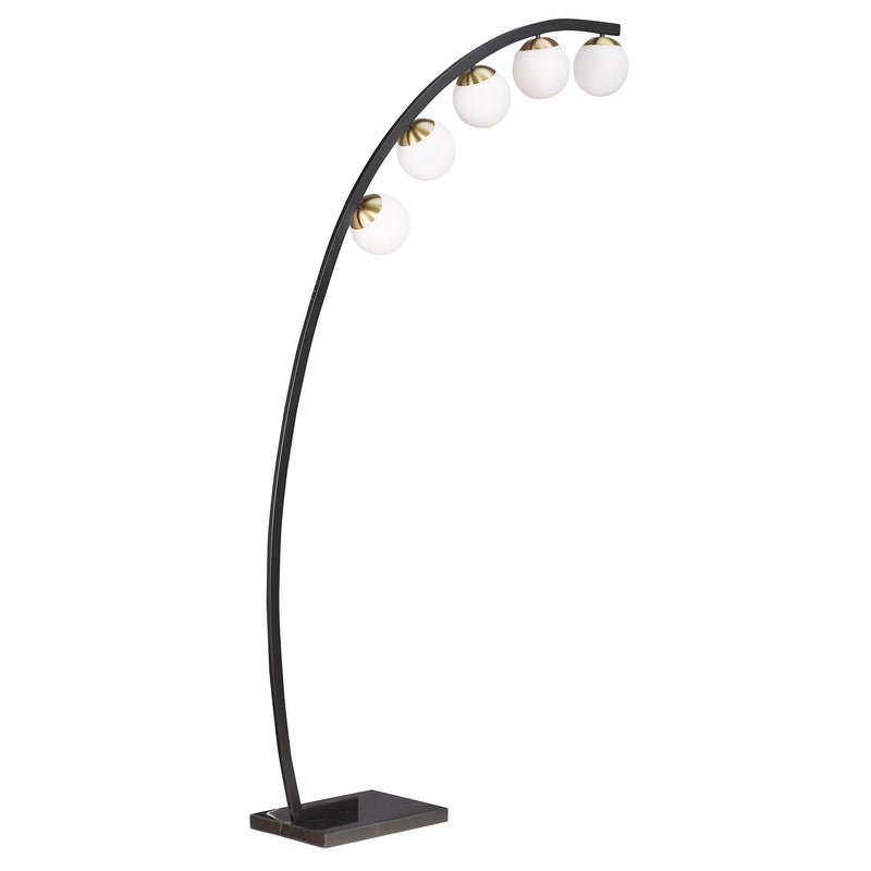 Coaster Furniture Cody 920242 78-inch Spherical 5-light Arc Metal Floor Lamp - Black IMAGE 4