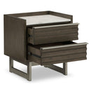  Ashley Arkenton B786-92 Two Drawer Night Stand IMAGE 2