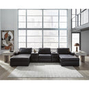  Signature Design by Ashley ModMax II 74305S49 5 pc Double Chaise Sectional with Audio Consoles IMAGE 1