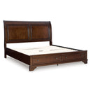 Signature Design by Ashley Trellington B716B1 Queen Sleigh Storage Bed IMAGE 4