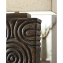 Signature Design by Ashley Heathbury L235964 Paper Table Lamp IMAGE 3