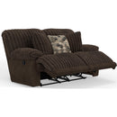  Catnapper Hollifield 61082 Power Reclining Loveseat - Chocolate IMAGE 2