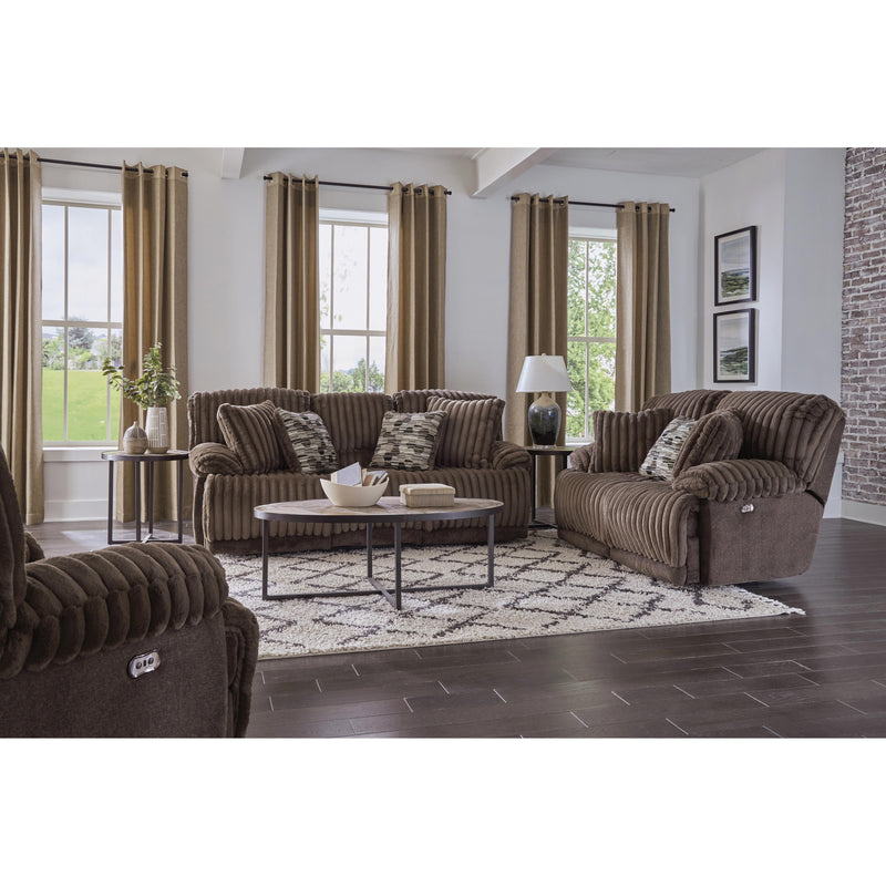  Catnapper Hollifield 610804 Power Wall Hugger Recliner - Chocolate IMAGE 4