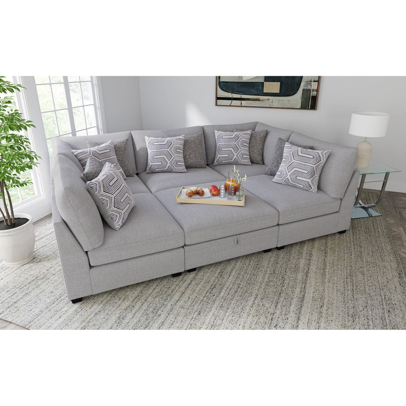 Coaster Furniture Cambria Fabric 6 pc Sectional 551511-S6A IMAGE 2