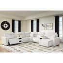  Signature Design by Ashley ModMax II 65907S7 7 pc Power Reclining Sectional with Chaise and Audio Consoles IMAGE 2