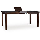  Signature Design by Ashley Haddigan D596-32 Dining Room Counter Butterfly Extension Table IMAGE 2