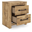  Signature Design by Ashley Maystonna PCB1580-92 Two Drawer Night Stand IMAGE 4