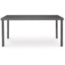  Signature Design by Ashley Rocky Creek PCP326-615 Square Dining Table with Umbrella Option IMAGE 12