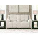  Benchcraft Orlen Reclining Fabric Loveseat with Console 8160294 IMAGE 2