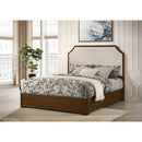  Coaster Furniture Garland 205301Q 58-inch Queen Panel Bed - Cream/Brown Cherry IMAGE 2