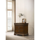  Coaster Furniture Garland 205302 3-drawer Nightstand Bedside Table - Brown Cherry IMAGE 2