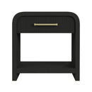  Elements International Ridgemont B-14440-8W-NS1 1-Drawer Nightstand IMAGE 2