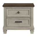  Elements International Farmington B-9890-7-NS 2-Drawer Nightstand IMAGE 2
