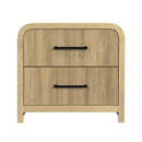  Elements International Ridgemont B-14440-6-NS2 2-Drawer Nightstand IMAGE 2