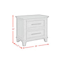  Elements International Canterbury B-13030-5-NS 2-Drawer Nightstand IMAGE 10