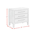  Elements International Versailles Contemporary B-3690-8-NS 3-Drawer Nightstand IMAGE 10