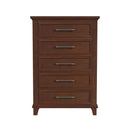  Elements International Canterbury B-13030-5-CH 5-Drawer Chest IMAGE 2