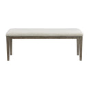  Elements International Versailles Contemporary D-3690-6-BN Dining Bench IMAGE 2