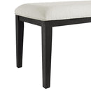  Elements International Versailles Contemporary D-3690-8-BN Dining Bench IMAGE 5