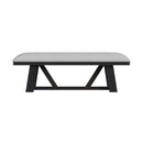  Elements International Transcend D-12980-3-BN Dining Bench IMAGE 2