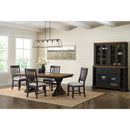  Elements International Montrose D-16670-8-SC Dining Side Chair IMAGE 3