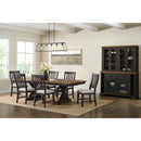  Elements International Montrose D-16670-8-SC Dining Side Chair IMAGE 4