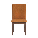  Elements International Santa Barbara D-16550-5-SCR Dining Side Chair IMAGE 2