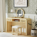  Elements International Ridgemont V-14440-6-DT Dressing Table IMAGE 3