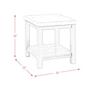  Elements International Marcello CML100ET End Table IMAGE 8