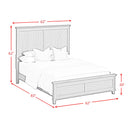  Elements International Canterbury B-13030-5-FB Full Panel Bed IMAGE 7