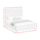  Elements International San Matteo B-16010-7-KBL King Bed IMAGE 7
