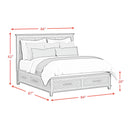  Elements International Canterbury B-13030-3-KSB King Storage Bed IMAGE 10