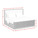  Elements International Sylvie B-16000-5-KUB King Upholstered Bed IMAGE 9