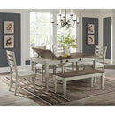  Elements International Farmington D-9890-7-SC Ladder Back Dining Side Chair IMAGE 6