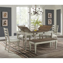  Elements International Farmington D-9890-7-SC Ladder Back Dining Side Chair IMAGE 8