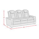  Elements International Lantana U-13660-10562-308PP Power Motion Sofa IMAGE 9