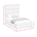  Elements International San Matteo B-16010-7-QBL Queen Bed IMAGE 7