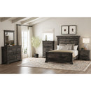  Elements International Park Ridge B-13130-8-QB Queen Panel Bed IMAGE 3