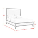  Elements International Versailles Contemporary B-3690-8W-QB1 Queen Panel Bed IMAGE 9