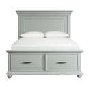  Elements International Slater SR350QB Queen Platform Storage Bed IMAGE 2