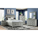  Elements International Slater SR350QB Queen Platform Storage Bed IMAGE 4