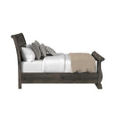  Elements International Park Ridge B-13130-8-QSLB Queen Sleigh Storage Bed IMAGE 3