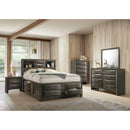  Elements International Emily EG170QB Queen Storage Bed IMAGE 3