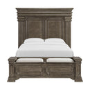  Elements International Kings Court B.10315.QSB Queen Storage Bed IMAGE 2