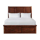  Elements International Sullivan SV600QB Queen Storage Bed IMAGE 2