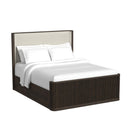  Elements International Sylvie B-16000-5-QUB Queen Upholstered Bed IMAGE 1