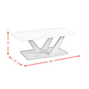  Elements International Greta T.6850.CT Rectangular Coffee Table IMAGE 10