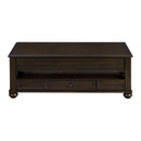  Elements International Wagner T-15740-5-RCT Rectangular Lift-Top Coffee Table IMAGE 3