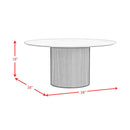  Elements International Sylvie T-16000-5-RCT Round Coffee Table IMAGE 8