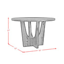  Elements International Oregon D-17380-8-CT1 Round Counter Table IMAGE 7